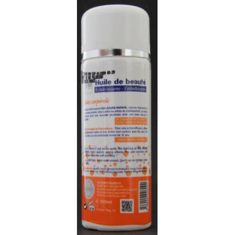 H20 Jours huile de beauté éclaircissante embellissante