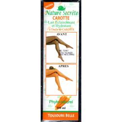 nature secréte carotte lait éclaircissant rt hydratant