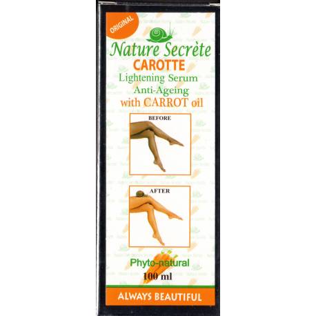 nature secréte carotte sérum éclaircissant anti-age
