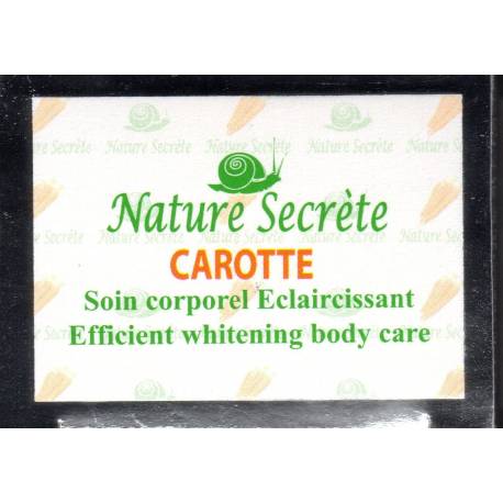 nature secréte carotte sérum éclaircissant anti-age