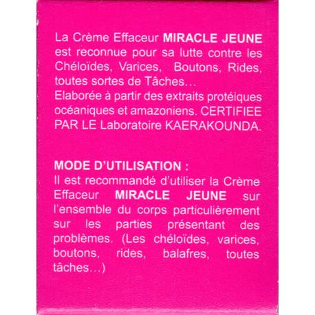 miracle jeune crème effaceur anti-âge...