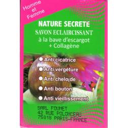 Nature Secrète savon éclaircissant à la bave d'escargot + collagène
