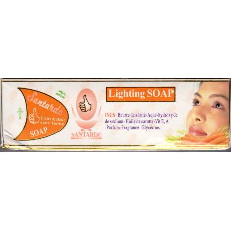 Santardé savon éclaircissant aux carottes