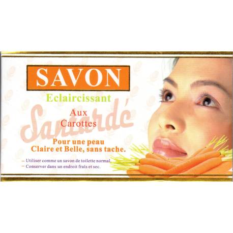 Santardé lightening soap with carrot