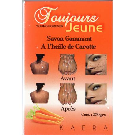 Toujours Jeune Savon Gommant A l'huile de Carotte