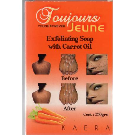 Toujours Jeune Savon Gommant A l'huile de Carotte Toujours Jeune Savon Gommant A l'huile de Carotte