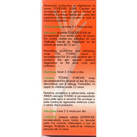 Toujours Jeune Savon Gommant A l'huile de Carotte Toujours Jeune Savon Gommant A l'huile de Carotte