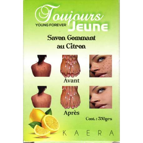 Toujours Jeune Exfoliating Soap with lemon