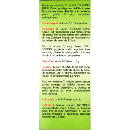 Toujours Jeune Savon Gommant au citron