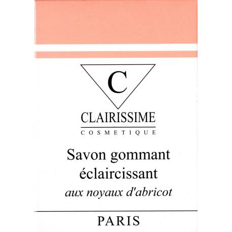 Clairissime Savon gommant éclaircissant aux noyaux d'abricot