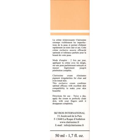 Clairissime Whitening cream with...
