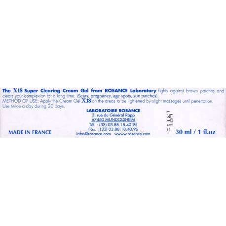 Rosance X18 Super clearing Cream Gel