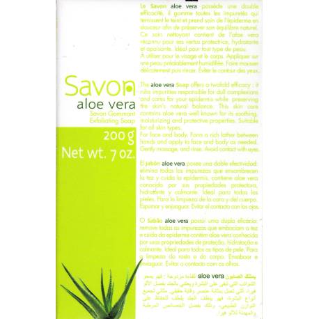 Fair&White savon gommant à l'Aloe Vera