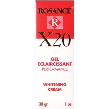 Rosance X20 Gel éclaircissant