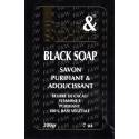 Fair&White Black Soap savon purifiant et adoucissant