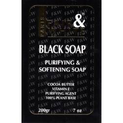 Fair&White Black Soap savon purifiant et adoucissant 2