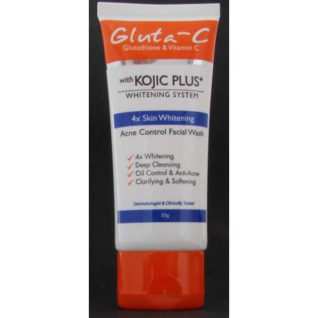Gluta-C with Kojic Plus Acne control facial wash - gel nettoyant visage