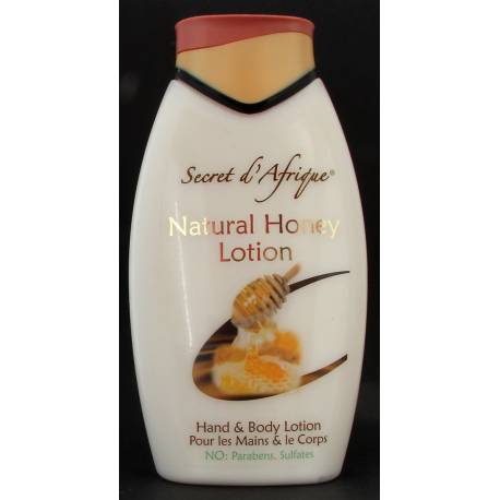 Secret d'Afrique Natural Honey Lotion pour les mains et le corps