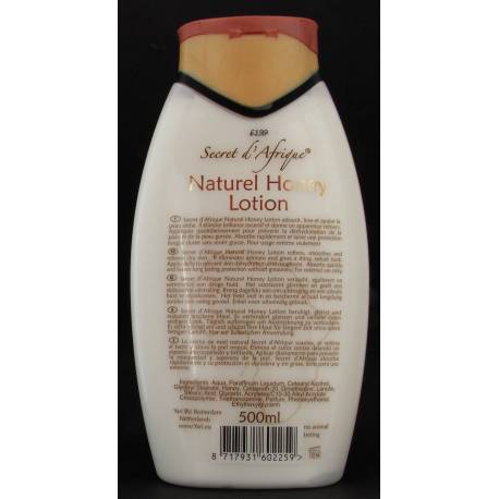 Secret d'Afrique Natural Honey Lotion - hand and body lotion