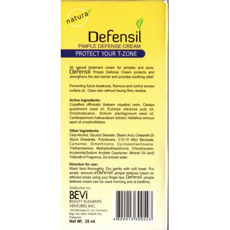 Defensil Pimple Defense cream - crème anti-boutons