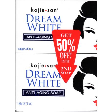 Kojie San Dream White anti-aging soap - double pack