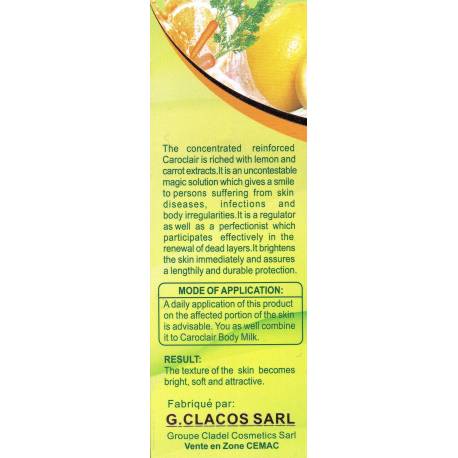 Caroclair concentrated reinforced Lemon-Carrot 