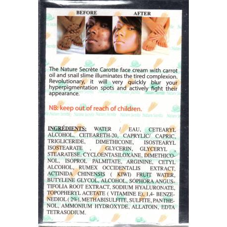 Nature Secrète Carrot Body Cream