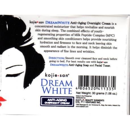 Kojie San Dream White Crème de nuit anti-vieillissement