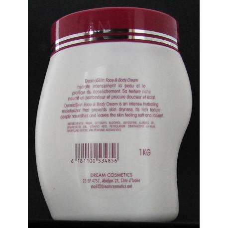 Derma Skin Crème visage et corps à la glycérine Derma Skin Crème visage et corps à la glycérine