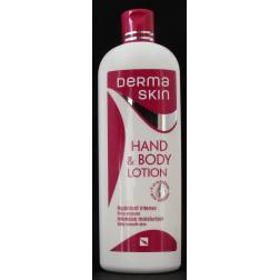 Derma Skin lait hydratant pour les mains et le corps à la glycérine