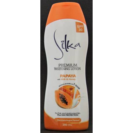 Silka lait éclaircissant Premium à la papaye (orange)