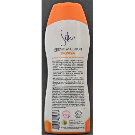 Silka lait éclaircissant Premium à la papaye (orange)