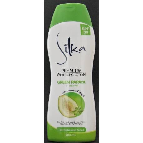 Silka Premium Whitening lotion Green Papaya