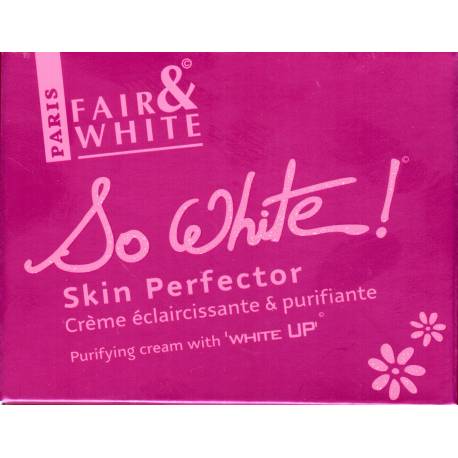 Fair&White So White! Skin Perfector Crème éclaircissante et purifiante