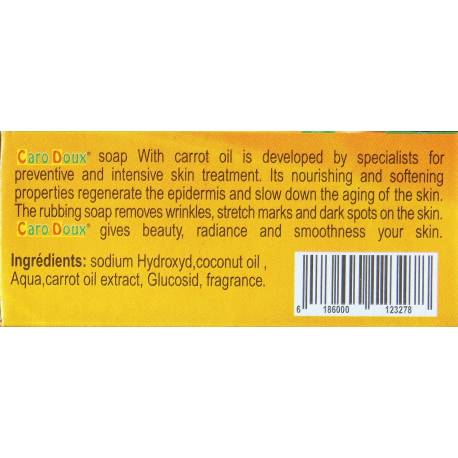 Caro Doux Carrot Lightening Beauty Soap  Caro Doux Carrot Lightening Beauty Soap