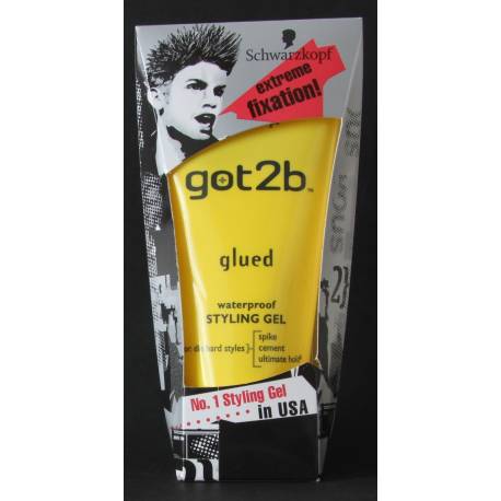 Got2b Glued Waterproof styling gel - gel coiffant fort