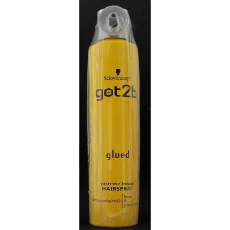 Got2b Glued Extreme freeze hairspray - spray coiffant fixation extrême