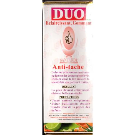 Santardé Lightening Duo for the face