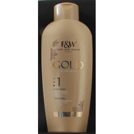 fair&white gold gel douche éclat argan