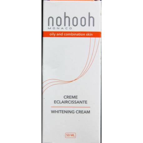 Nohooh Monaco crème éclaircissante peau grasse et mixte