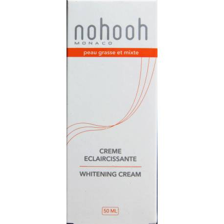 Nohooh Monaco crème éclaircissante peau grasse et mixte