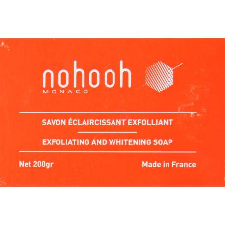 Nohooh Monaco savon éclaircissant exfoliant