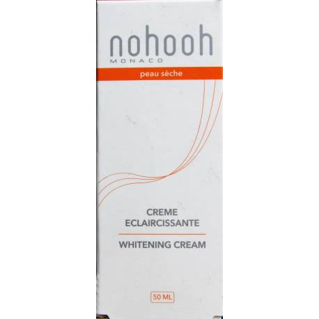 Nohooh Monaco crème éclaircissante peau sèche