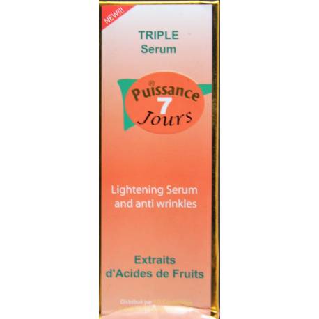 Puissance 7 jours triple serum