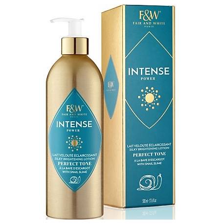Fair and White Intense Power Silky Brightening Lotion with snail slime