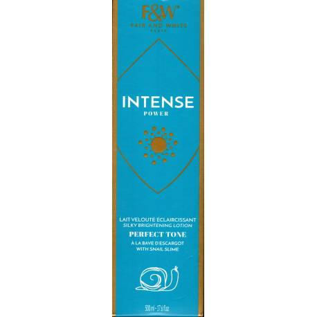 Fair and White Intense Power Lait velouté éclaircissant Perfect Tone à la bave d'escargot