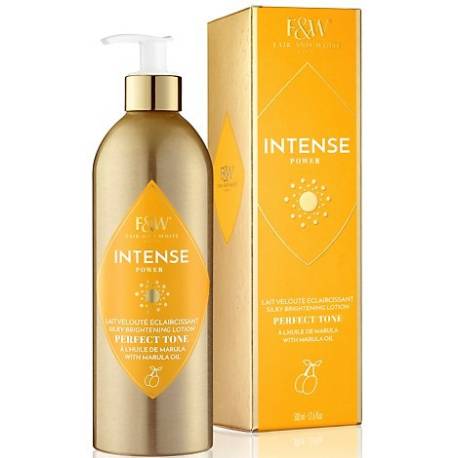 Fair and White Intense Power Silky Brightening Lotion with Marula oil