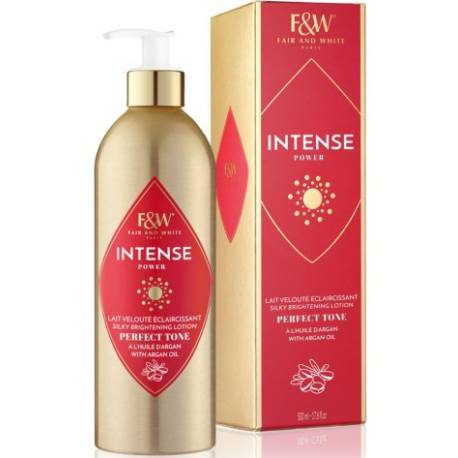 Fair and White Intense Power Silky Brightening Lotion with argan oil
