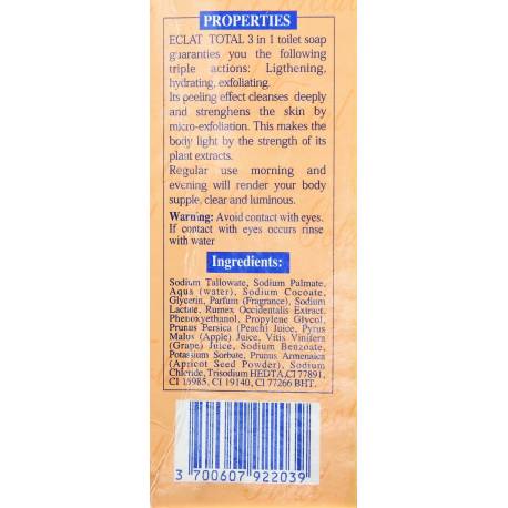 eclat total savon de toilette 