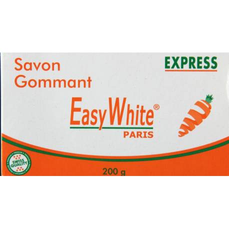 Easy white express savon gommant carotte